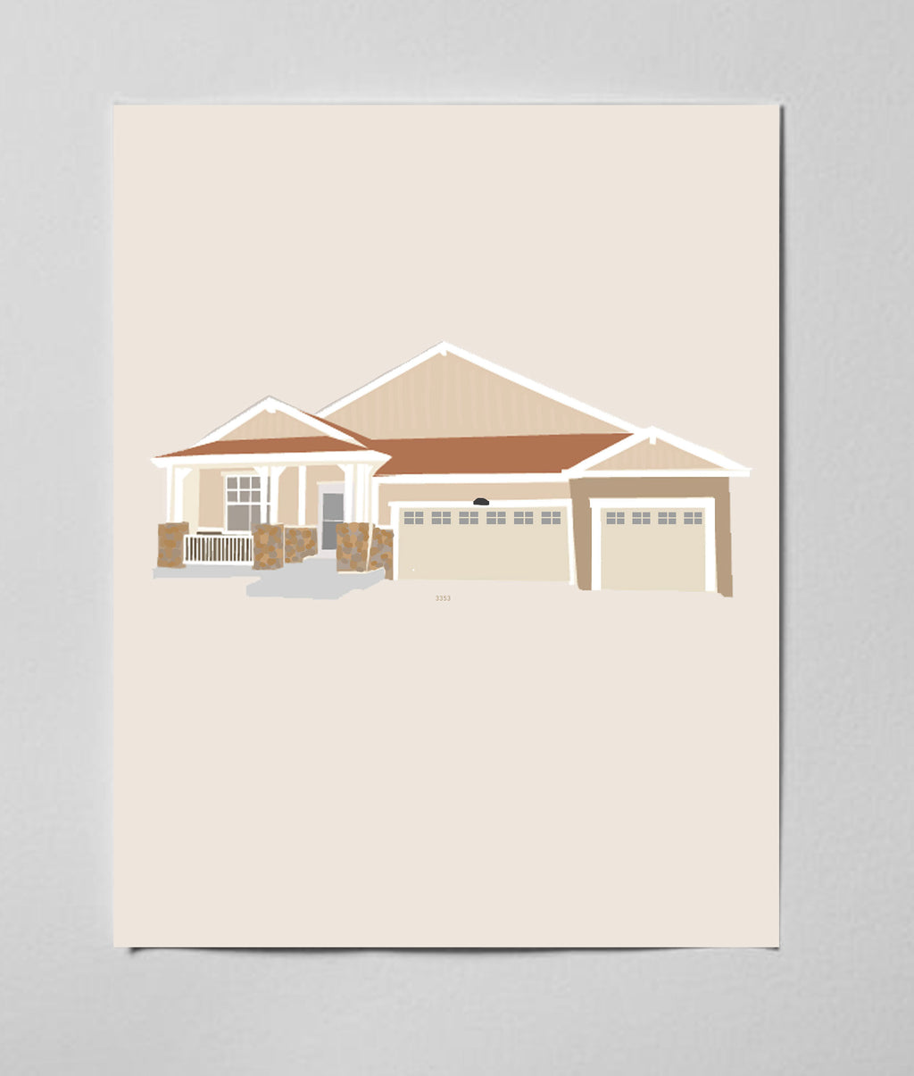 Faceless Portrait | Custom Drawing | Memorial Keepsake Digital Art